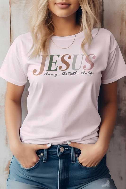 Jesus The Way, Christian Graphic Tee